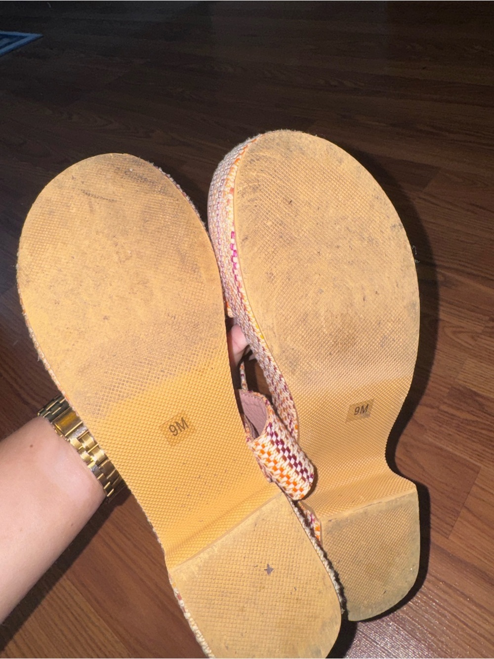 Beach Woven Double-Strap Platform Sandals - Picture 2 of 2